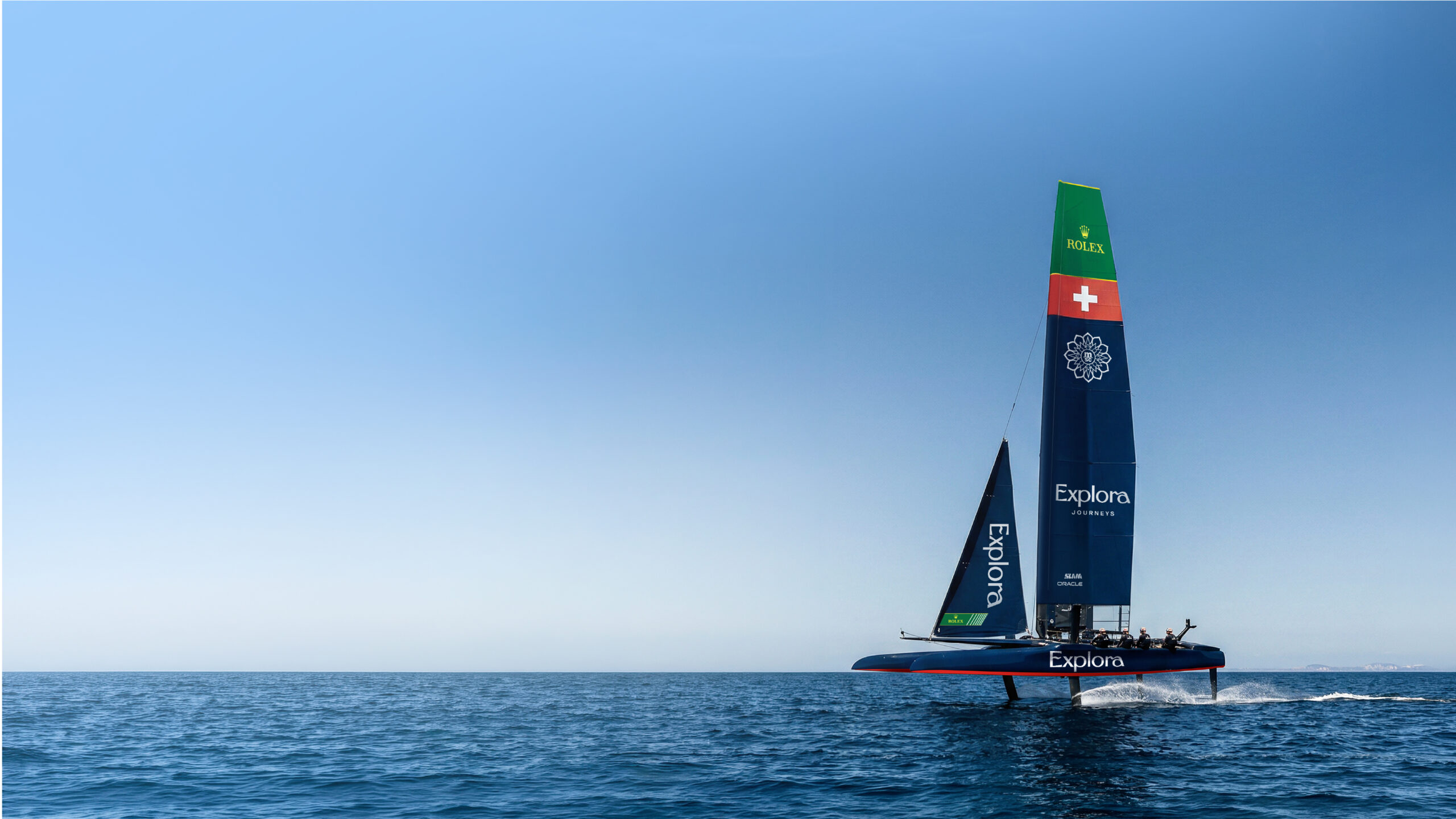 Explora Journeys announces exclusive title partnership with the Swiss SAILGP Team